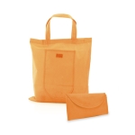 Sacs non tissés pliables avec fermeture velcro 80 g/m2 Velcro couleur orange sixième vue