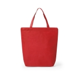Sac intissé coloré fermeture éclair et soufflet 90 g/m2 Zipper Colors couleur rouge première vue