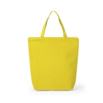 Sac intissé coloré fermeture éclair et soufflet 90 g/m2 Zipper Colors couleur jaune première vue