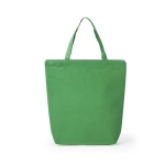 Sac intissé coloré fermeture éclair et soufflet 90 g/m2 Zipper Colors couleur vert première vue