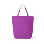 Sac intissé coloré fermeture éclair et soufflet 90 g/m2 Zipper Colors couleur fuchsia première vue