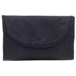 Sac non tissé pliable pas cher avec résistance de 9 kg et 90 g/m2 Flap couleur noir