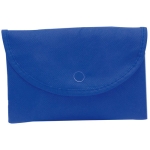 Sac non tissé pliable pas cher avec résistance de 9 kg et 90 g/m2 Flap couleur bleu