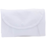 Sac non tissé pliable pas cher avec résistance de 9 kg et 90 g/m2 Flap couleur blanc