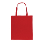 Sac de merchandising durable en coton recyclé 145 g/m2 Waterless couleur rouge deuxième vue