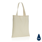 Sac de merchandising durable en coton recyclé 145 g/m2 Waterless couleur beige deuxième vue