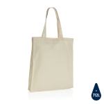 Sac personnalisé en coton recyclé renforcé 145 g/m2 Waterless couleur beige