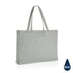 Grand sac cadeau en coton recyclé imprimé ou brodé 145 g/m2 Waterless couleur gris
