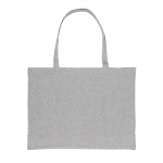 Grand sac cadeau en coton recyclé imprimé ou brodé 145 g/m2 Waterless couleur gris deuxième vue