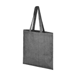 Tote bag en coton et polyester recyclé 210 g/m2 Recyclo Pro Colors couleur noir