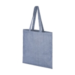 Tote bag en coton et polyester recyclé 210 g/m2 Recyclo Pro Colors couleur bleu