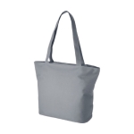 Sac à compartiments zippés avec compartiments zippés Zipper Infinity couleur gris deuxième vue frontale