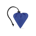 Sac pliable en plastique recyclé RPET couleur Strawberry RPET couleur bleu première vue