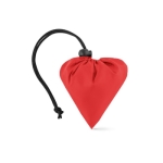 Sac pliable en plastique recyclé RPET couleur Strawberry RPET couleur rouge première vue