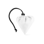 Sac pliable en plastique recyclé RPET couleur Strawberry RPET couleur blanc première vue