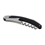 Tire-bouchon avec coupe capsule en acier inoxydable Gourmet couleur noir