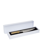 Couteau de chef en acier inoxydable avec manche en bambou Chef avec zone d'impression