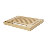 Planche avec couteau et design pour miettes Ramasse miettes couleur bois clair