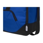 Sac de voyage publicitaire en plastique recyclé en couleur Sport couleur bleu roi vue détail 1