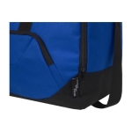 Sac de voyage publicitaire en plastique recyclé en couleur Sport couleur bleu roi vue détail 2