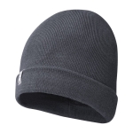 Bonnet écologique et publicitaire pour entreprises Elevate™ Hale couleur gris foncé