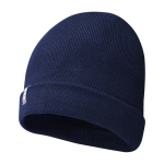 Bonnet écologique et publicitaire pour entreprises Elevate™ Hale couleur bleu marine
