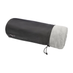 Couverture en polaire RPET très douce avec housse 240 g/m² Soft couleur gris