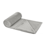 Couverture en polaire RPET très douce avec housse 240 g/m² Soft couleur gris deuxième vue