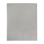 Couverture en polaire RPET très douce avec housse 240 g/m² Soft couleur gris deuxième vue frontale