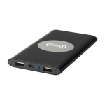 Batterie externe avec indicateur de batterie 8.000 mAh Chargepad Pro couleur noir deuxième vue
