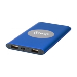 Batterie externe avec indicateur de batterie 8.000 mAh Chargepad Pro couleur bleu roi deuxième vue