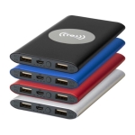 Batterie externe avec indicateur de batterie 8.000 mAh Chargepad Pro couleur bleu roi deuxième vue en couleurs