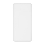 Power Bank de poche de 5.000 mAh avec deux ports USB Heroe couleur blanc deuxième vue frontale