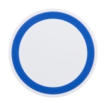 Socle de recharge sans fil rond avec une touche de couleur ColorRound couleur bleu roi deuxième vue frontale