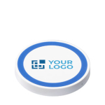 Socle de recharge sans fil rond avec une touche de couleur ColorRound avec zone d'impression