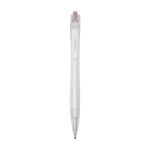 Stylo translucides recyclés avec encre bleue Marksman® Honhua couleur rouge