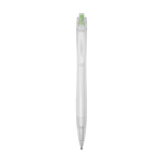 Stylo translucides recyclés avec encre bleue Marksman® Honhua
