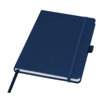Carnet recyclé d'entreprise A5 avec pages lignées Marksman® Honhua couleur bleu marine