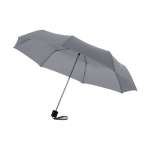 Petits parapluies pliants publicitaires avec housse Ø97 Basic couleur gris