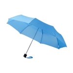 Petits parapluies pliants publicitaires avec housse Ø97 Basic couleur bleu ciel