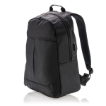 Sac à dos pour ordinateur de 15´´ avec port USB pour powerbank Oslo couleur noir