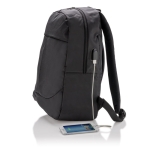 Sac à dos pour ordinateur de 15´´ avec port USB pour powerbank Oslo couleur noir cinquième vue