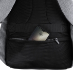 Sac résistant aux coupures pour ordinateur de 15´´ Antivol Business couleur gris cinquième vue