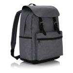 Sac à dos pour PC de 15,6´´ en nylon avec poche extérieure Vintage couleur gris foncé