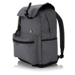Sac à dos pour PC de 15,6´´ en nylon avec poche extérieure Vintage couleur gris foncé quatrième vue