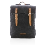 Sac à dos en toile de haute qualité pour ordinateur de 15,6´´ Casual couleur noir deuxième vue