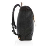 Sac à dos en toile de haute qualité pour ordinateur de 15,6´´ Casual couleur noir quatrième vue