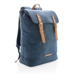 Sac à dos en toile de haute qualité pour ordinateur de 15,6´´ Casual couleur bleu