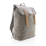 Sac à dos en toile de haute qualité pour ordinateur de 15,6´´ Casual couleur gris