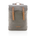 Sac à dos en toile de haute qualité pour ordinateur de 15,6´´ Casual couleur gris deuxième vue